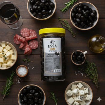 Essa Zeytincilik Süper Seçme Siyah Zeytin 1 Kg Essa Zeytincilik Süper Seçme Siyah Zeytin 1 Kg