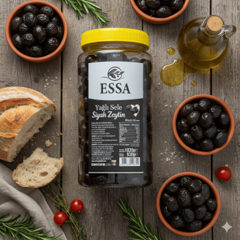 Essa Zeytincilik Yağlı Sele Siyah Zeytin 1 Kg Essa Zeytincilik Yağlı Sele Siyah Zeytin 1 Kg